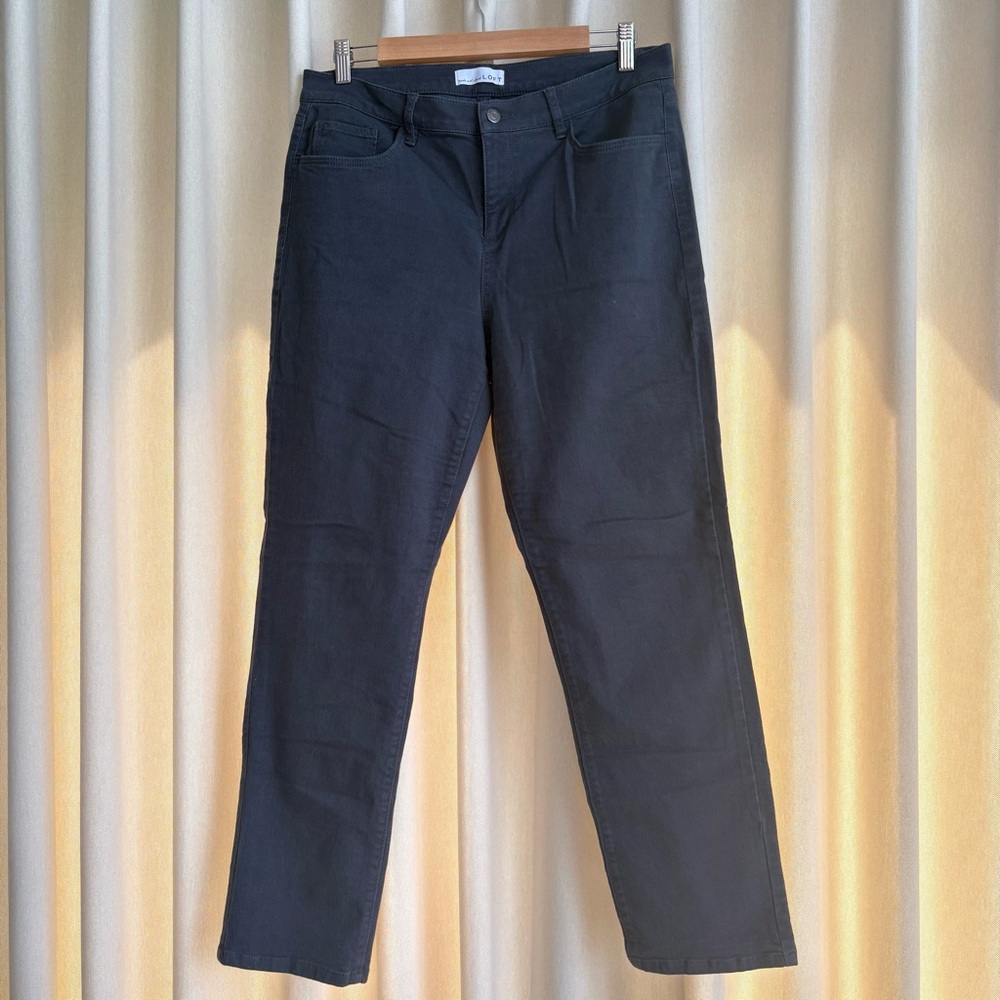 LOFT Denim dark grey jeans